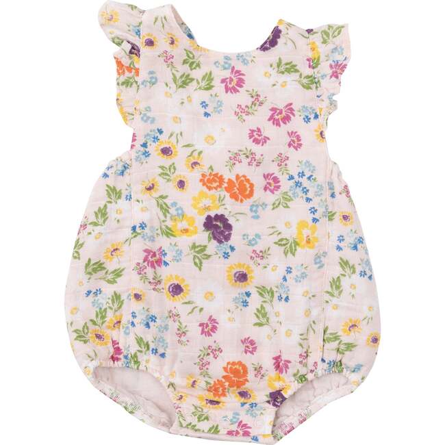 CHEERY MIX FLORAL SUNSUIT, Multi