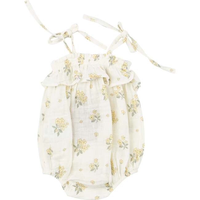 BUTTERCUP BOUQUETS BOHO RUFFLE BUBBLE, White - Rompers - 2