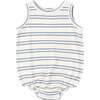ANCHOR RIB STRIPE RIB TANK BUBBLE, White - Rompers - 1 - thumbnail