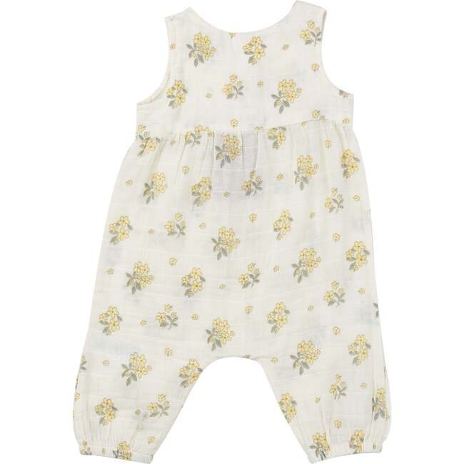 BUTTERCUP BOUQUETS FRONT OPENING ROMPER, White - Rompers - 2