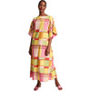 Women's Spinnaker Dress Colorblock Plaid, Yellow Multi - Dresses - 1 - thumbnail