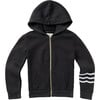 Waves Zip Hoodie, VBlk - Sweatshirts - 1 - thumbnail