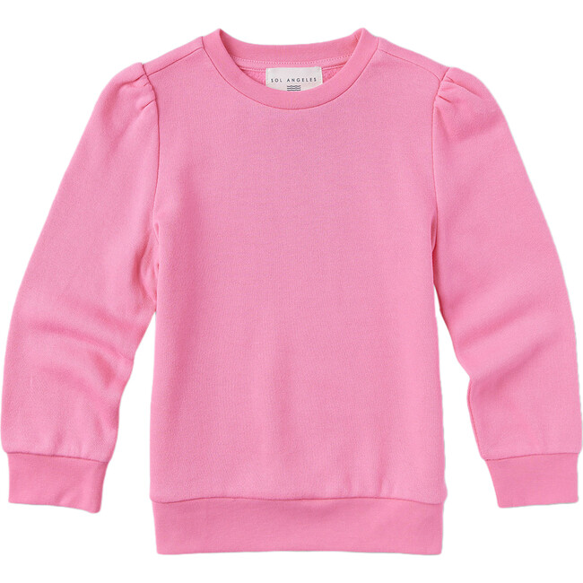 Puff Sleeve Pullover, Punk Pink
