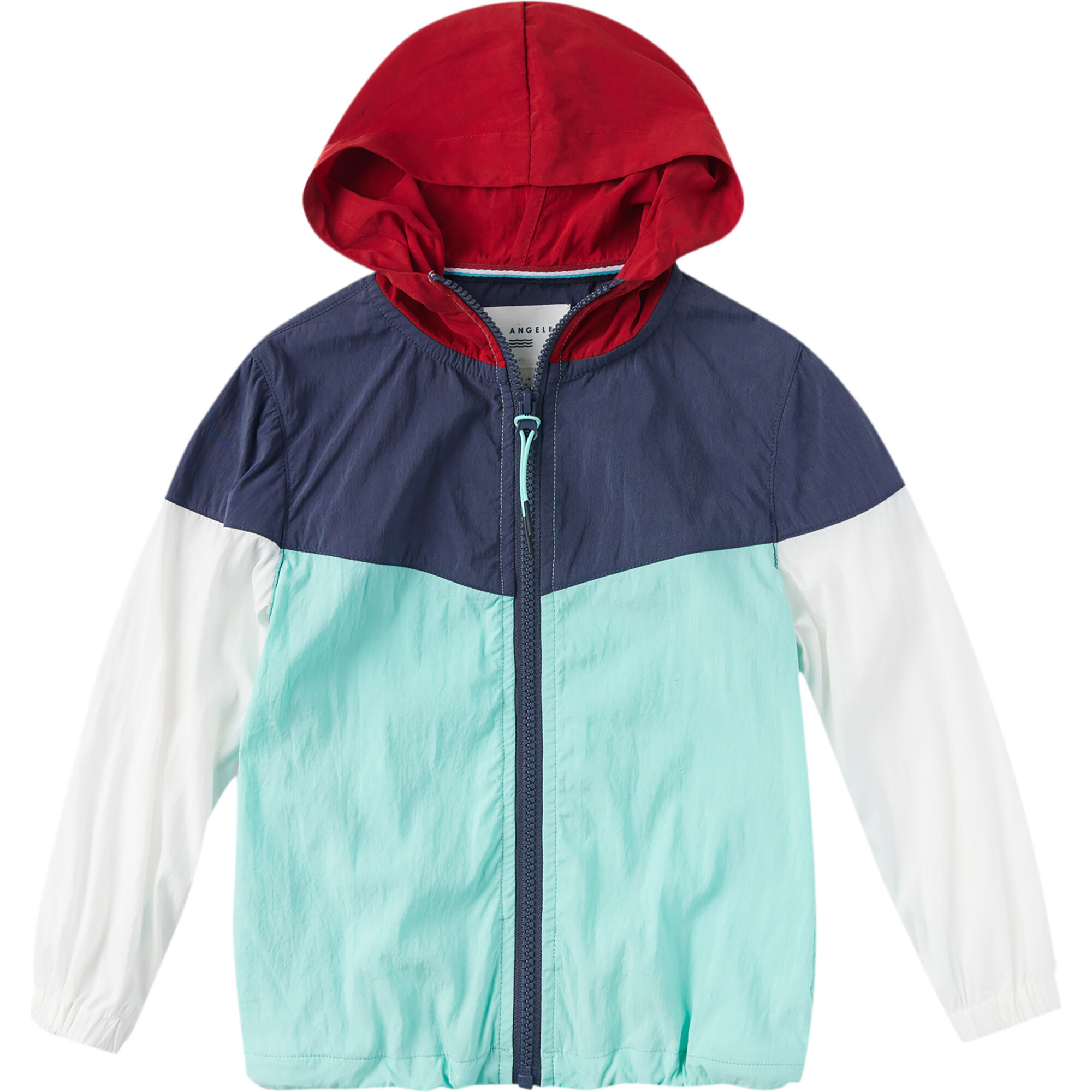 Colorblock Zip Hoodie Jacket - Jackets - 1