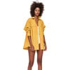 Women's Kyoto Oversized Long Shirt Blouse, Gilded Poplin - Blouses - 1 - thumbnail