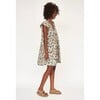 Women's Komodo Hand Block-Print Deep-V-Neck Dress, Plumeria - Dresses - 3