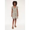 Women's Komodo Hand Block-Print Deep-V-Neck Dress, Plumeria - Dresses - 5