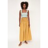 Women's Savannah Smocked Long Skirt, Gilded - Skirts - 5