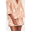 Women's Camden Deep V-Neck Top, Conch Ikat - Blouses - 3