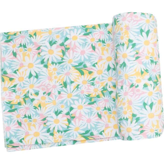 COLOR FILL DAISIES SWADDLE BLANKET, Multi