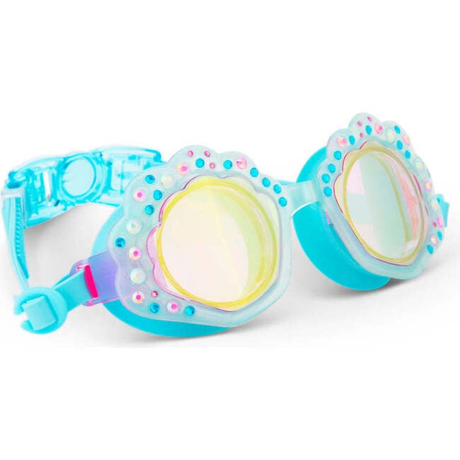 Turquoiose Tide Shell Youth Swim Goggle, Blue - Swim Goggles - 2