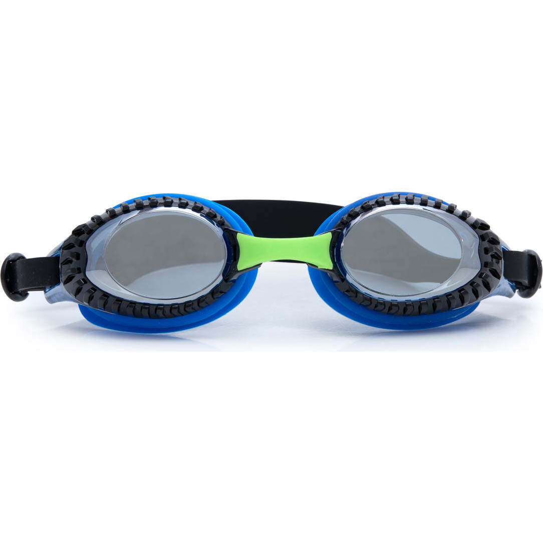 Turbo blue Race Car Theme Swim Goggle, Blue - Swim Goggles - 1