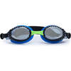 Turbo blue Race Car Theme Swim Goggle, Blue - Swim Goggles - 1 - thumbnail