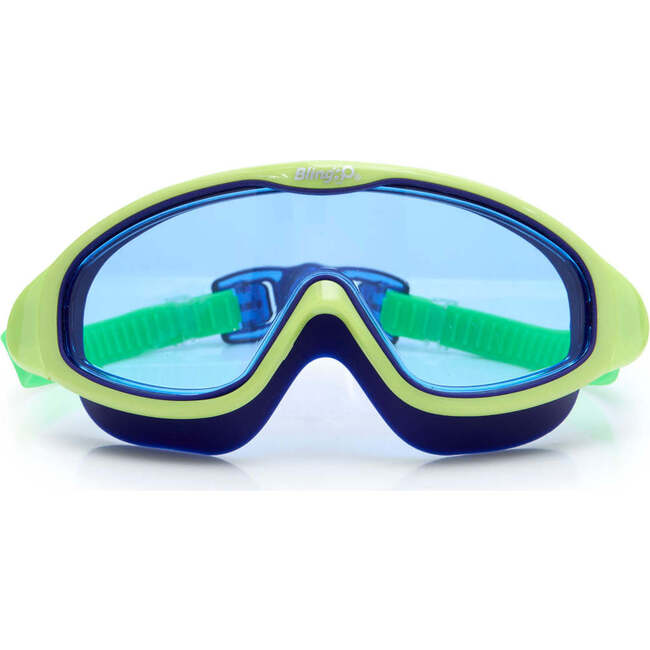 Stormy Summer Nile Green Youth Novelty Swim Goggle, Green