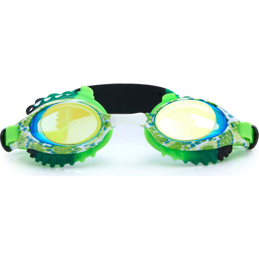 Snake Green Youth Swim Goggle, Green - Swim Goggles - 1