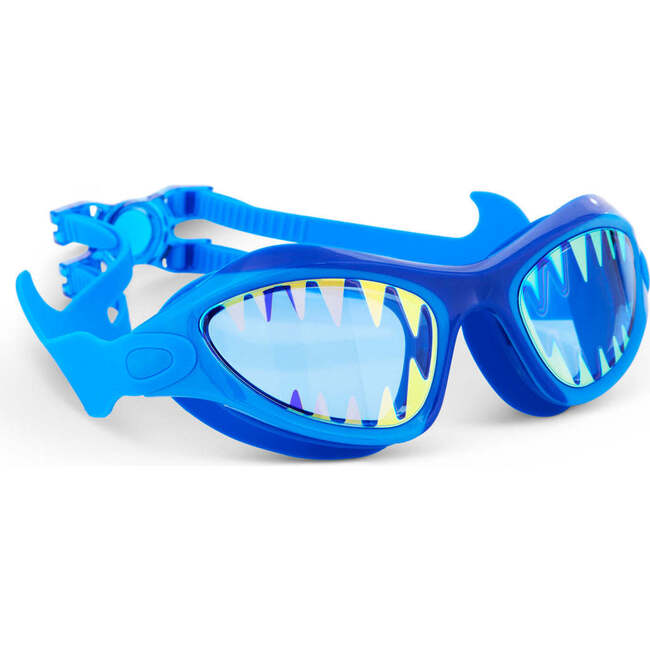 Shark Megamouth Rip Tide Royal Youth Novelty Swim Goggle, Blue - Swim Goggles - 2