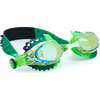 Snake Green Youth Swim Goggle, Green - Swim Goggles - 2