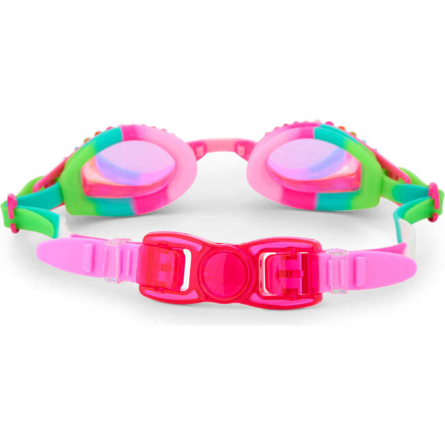 Summer Melon Rhinestone Youth Swim Goggle, Pink - Swim Goggles - 3