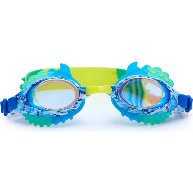 Royal Blue Snake Theme Youth Swim Goggle, Blue