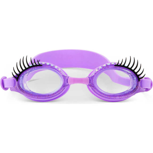 Purple Polish Eyelash Youth Swim Goggle, Purple