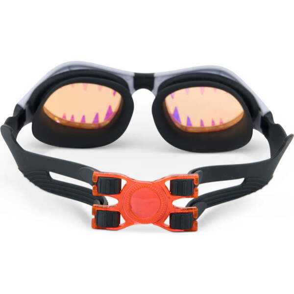 Shark Megamouth Great Bite White Youth Novelty Swim Goggle, White - Main Image