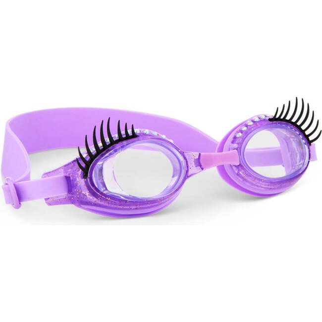 Purple Polish Eyelash Youth Swim Goggle, Purple - Swim Goggles - 2