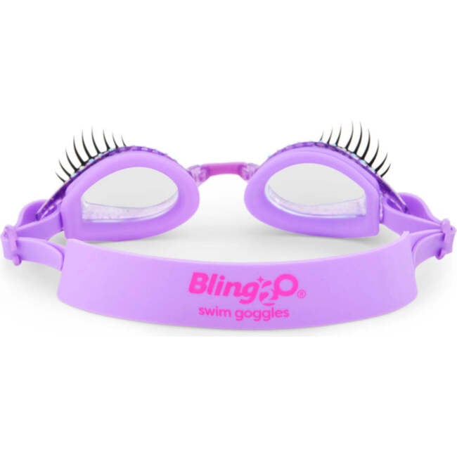 Purple Polish Eyelash Youth Swim Goggle, Purple - Swim Goggles - 3