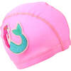 Mermaid Swim Cap, Pink - Swim Caps - 1 - thumbnail