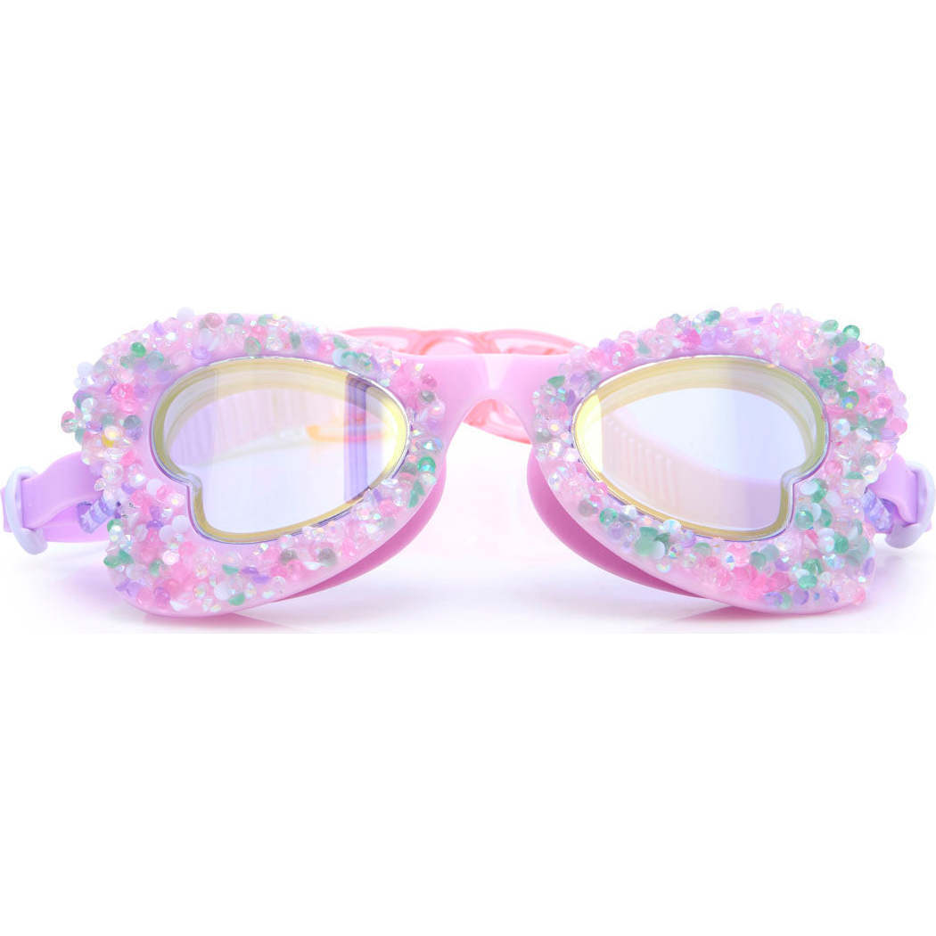 Mauve Monarch Frame Youth Swim Goggle, Purple - Swim Goggles - 1