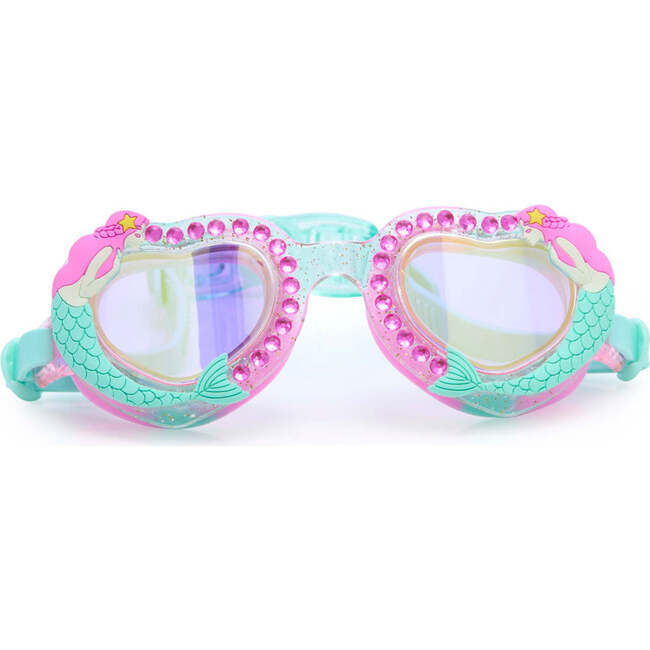 Mermaid Heart Youth Swim Goggle, Multicolors
