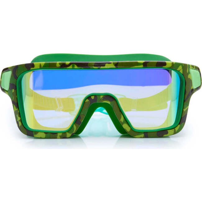 Green Camo Youth Novelty Swim Goggle, Green