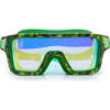 Green Camo Youth Novelty Swim Goggle, Green - Swim Goggles - 1 - thumbnail