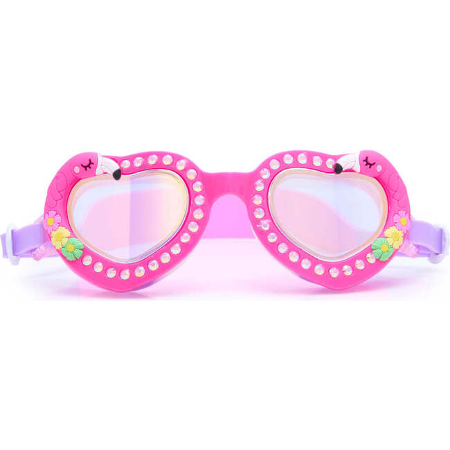 Flamingo Heart Youth Swmi Goggle, Pink