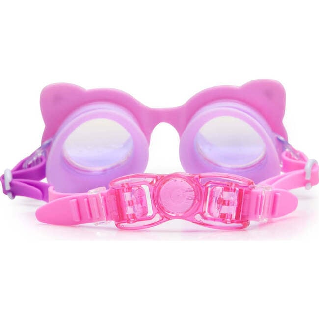 Light Pink Cat Frame Swim Goggle, Pink - Swim Goggles - 3