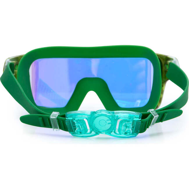 Green Camo Youth Novelty Swim Goggle, Green - Swim Goggles - 3