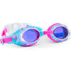 Crystal Violet Rhinestone Youth Swim Goggle, Pink - Swim Goggles - 2