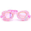 Blush Butterfly Frame Youth Swim Goggle, Pink - Swim Goggles - 1 - thumbnail