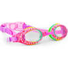 Animal Print Rhinestone Youth Swim Goggle, Multicolors - Swim Goggles - 2