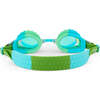 Bass Fish Betta Blue Green Youth Novelty Swim Goggle, Blue - Swim Goggles - 3