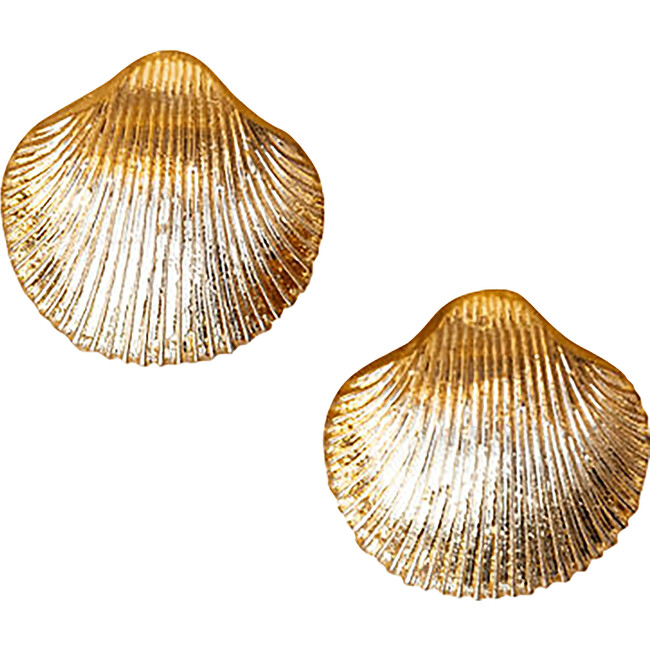 Women's Sea Earrings, Gold