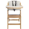 Beyond Junior Wooden High Chair, Natural Dove Grey - Highchairs - 2