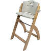 Beyond Junior Wooden High Chair, Natural Dove Grey - Highchairs - 3