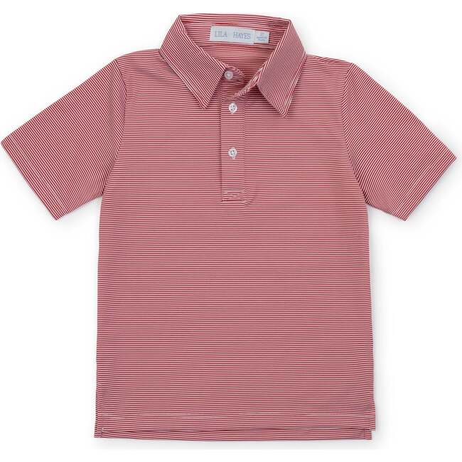 Will Performance Polo Shirt - Red Stripes