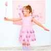 Easter Bunny Short Sleeve Tutu Dress, Pink - Dresses - 2