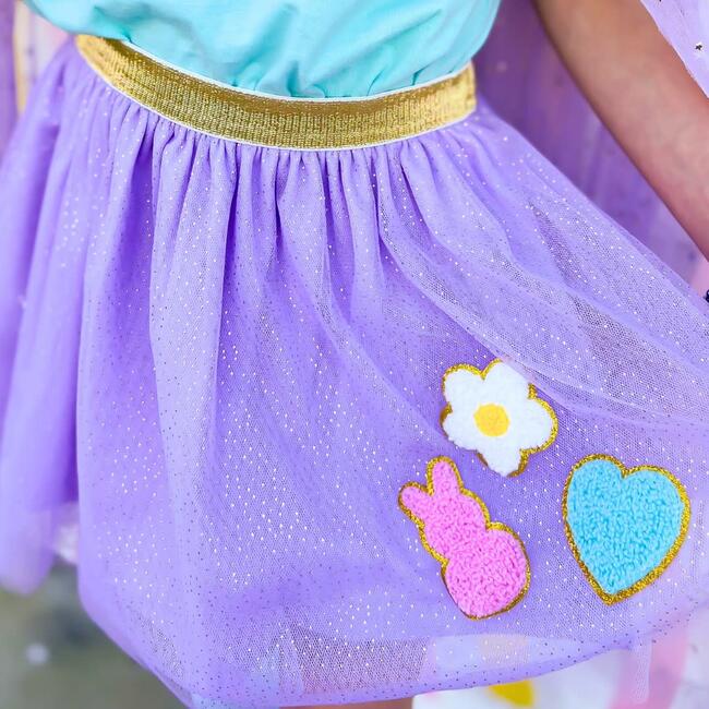 Bunny Patch Easter Tutu, Lavender - Tutus - 2