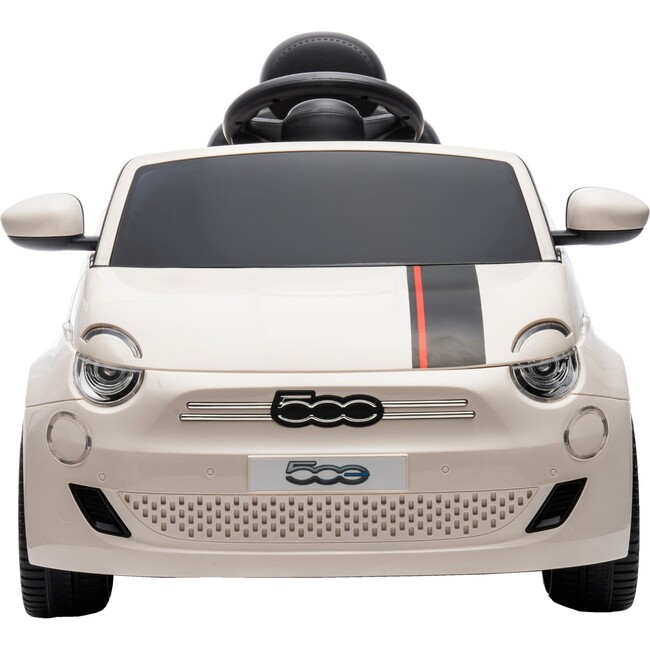 "Fiat 500 12V, White" - Ride-Ons - 2