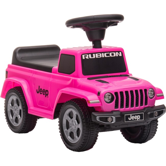 "Jeep Gladiator Push Car, Pink" - Ride-Ons - 3