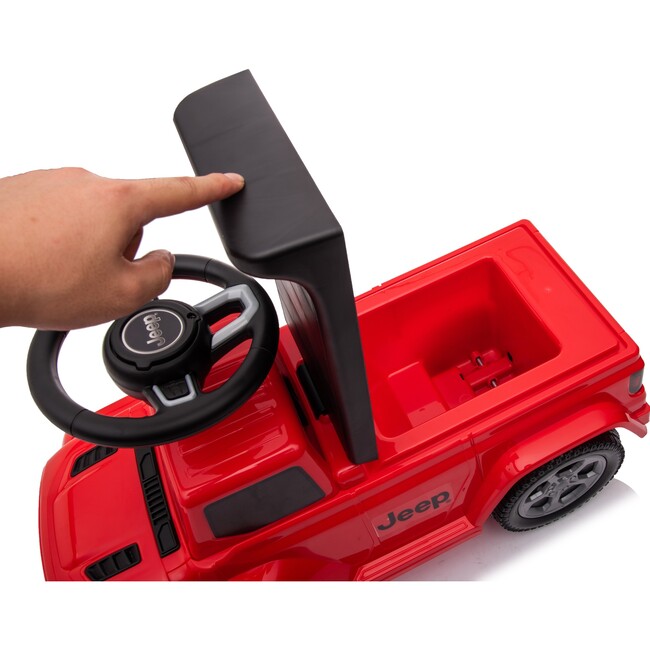 "Jeep Gladiator Push Car, Red" - Ride-Ons - 4