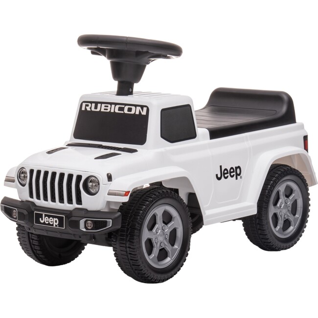 "Jeep Gladiator Push Car, White" - Ride-Ons - 3