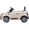 "Fiat 500 12V, White" - Ride-Ons - 3